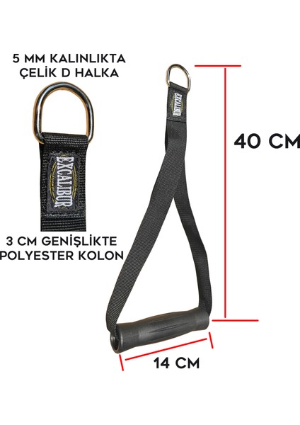 Fitness Elcik Siyah Çift - 40 cm fiyatları
