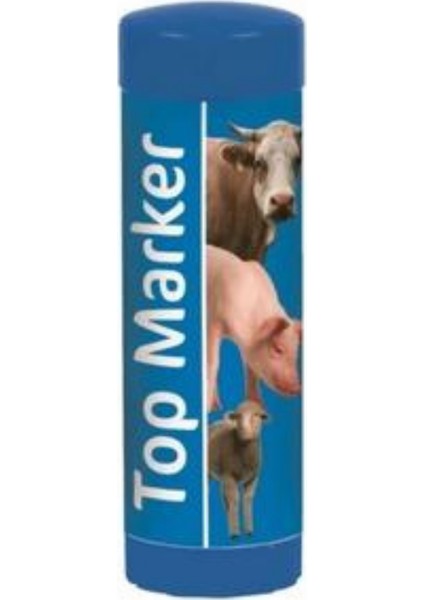 Top Marker Hayvan Işaretleme Kalemi(Mavi)
