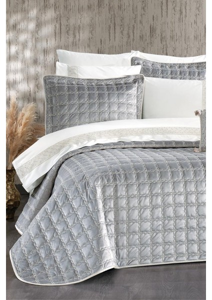 Merry 10 Parça Çeyiz Seti Gri