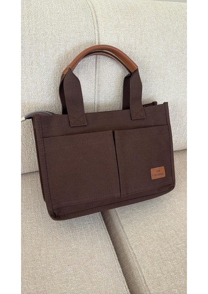 Kadın The Totebag Omuz ve El Çantası - Fermuarlı, Günlük Ofis ve Okul Kullanımına Uygun