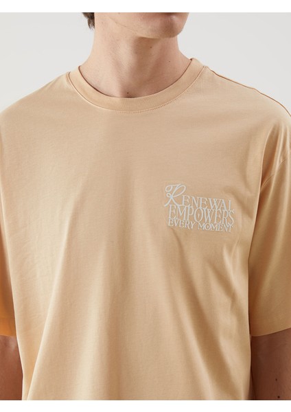 Yeni Sezon Bisiklet Yaka Baskılı Penye Erkek Tişört modelleri