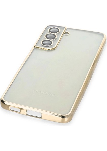 Bfs Samsung Galaxy S21 Fe Kılıf Razer Lensli Silikon - Gold fırsatları