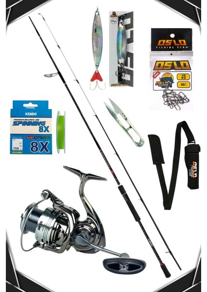 Next 4000 Shimano Bassterra 274CM 7-30GR 8x Spin Olta Seti