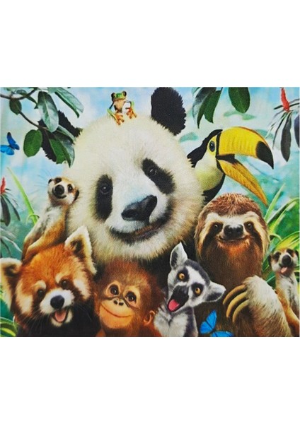 5d Elmas Taş Işleme Kiti 40X50 cm Hayvanat Bahçesi Selfie Desen fiyatları