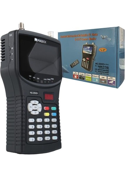 Magbox MG-255HD+ 4.3'' Inç Full Hd LCD Ekranlı Görüntülü Uydu Yön Bulucu (Uzaktan Kumandalı) indirimleri