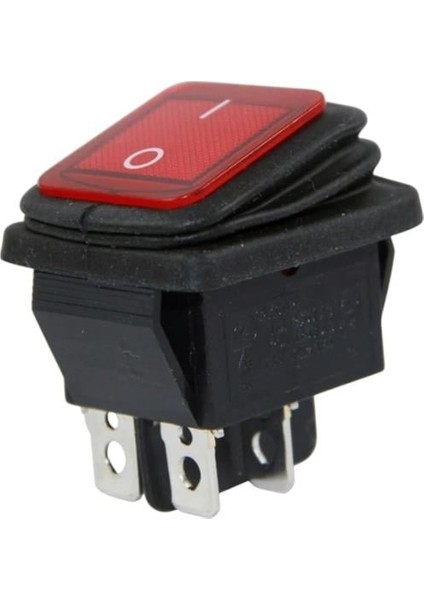 IC-104W Geniş Körüklü 4p Işıklı On-Off Anahtar