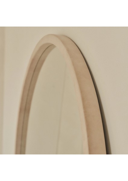 Ekru Ahşap Tam Boy Kemerli Ahşap Boy Aynası 175CM x 95CM fiyatları