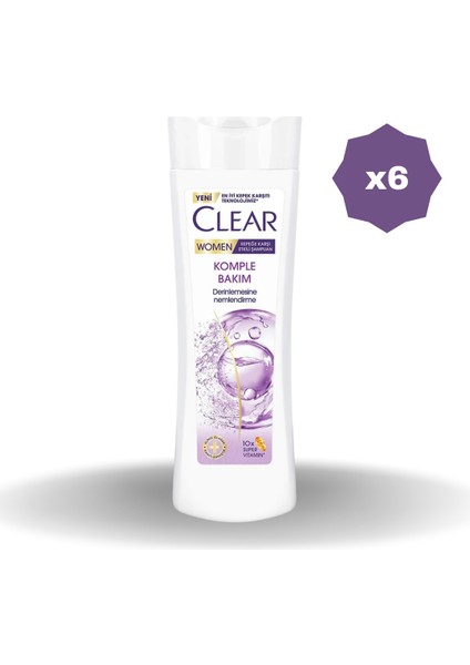 Şampuan Komple Bakım Kepeğe Karşı Etkili 350 ml - (6 Adet)