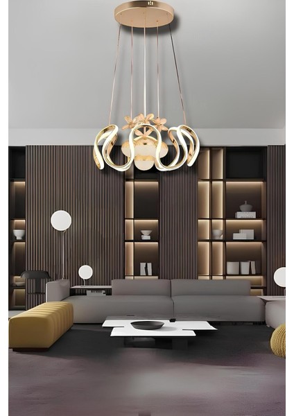 Maya Gold 3 Renk Modern Sarkıt LED Avize modelleri