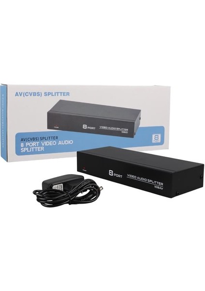 Powermaster 8 Port Video Audio Splitter fırsatları
