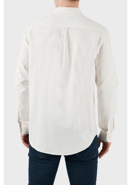 % 100 Pamuk Regular Fit Düğmeli Yaka Gömlek Erkek Gömlek DM0DM21298 Ybl indirimleri