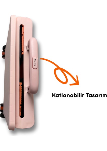 8 Tekerlekli, 55 Litre Pembe Katlanır Alışveriş Arabası modelleri