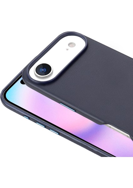 Apple iPhone 17 Air Kılıf M-Safe Şarj Özellikli Pu Deri Görünümlü Kupra Kapak fiyatları