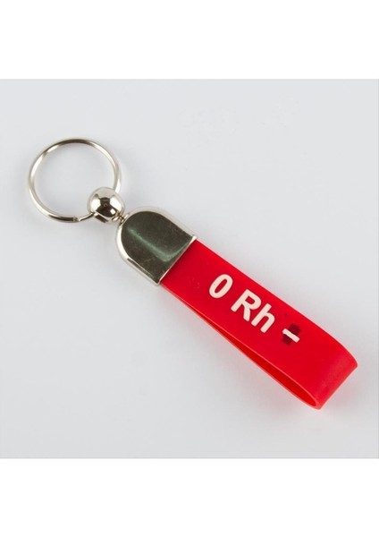 Ds-Derin 0 Rh Negatif Kan Grubu Anahtarlık-Kırmızı