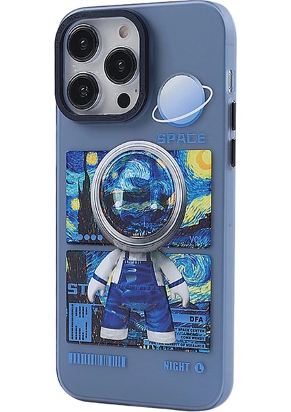 Bfs iPhone 13 Pro Max Kılıf Prada Desenli Kapak - Prada Mavi - 1 fiyatları