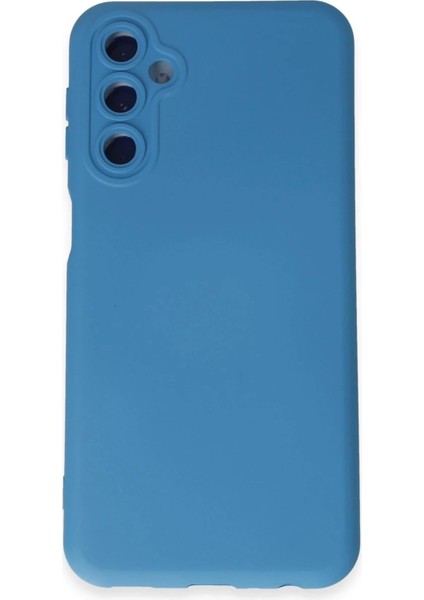 Bfs Samsung Galaxy M14 5g Kılıf Nano Içi Kadife Silikon - Mavi