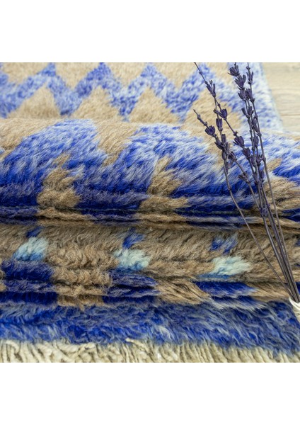 Arryn Dama Desenli Tülü Halı 74X146 cm fırsatları