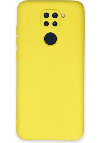 Bfs Xiaomi Redmi Note 9 Kılıf Nano Içi Kadife Silikon - Sarı
