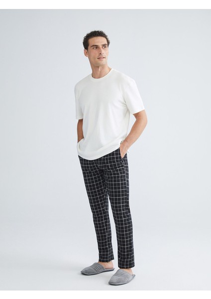 Yeni Sezon Standart Kalıp Ekose Erkek Pijama Alt fiyatları
