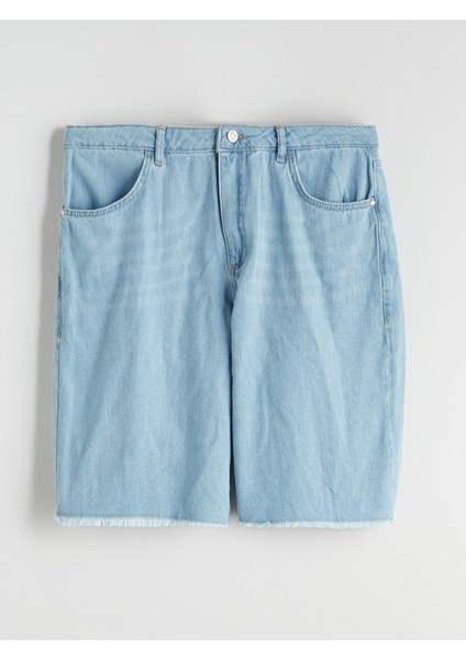 Yeni Sezon Genç Erkek Jean Bermuda indirimleri