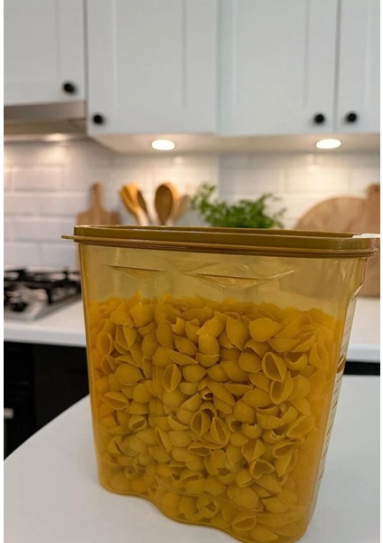 King Erzak Saklama Kabı Kapaklı Erzak Saklama Kabı 5000ML
