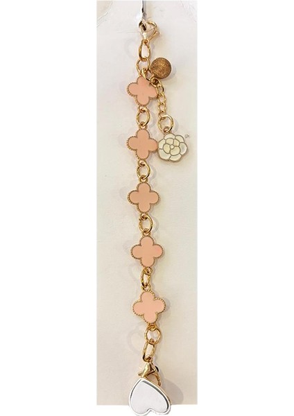 Bileklik ve Telefon Tutucu Yonca Pudra