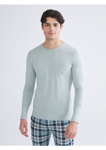 Yeni Sezon Standart Kalıp Erkek Pijama Takımı modelleri
