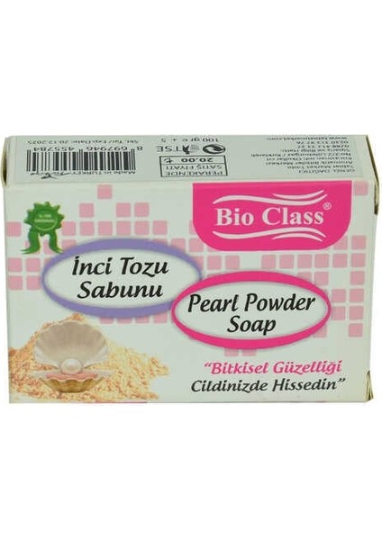 Inci Tozu Sabunu Pearl Powder Soap 100 gr