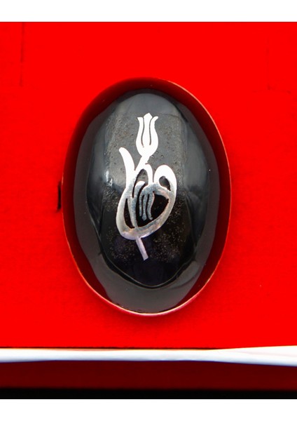 925 Ayar Kadın Gümüş Oltu Taşı Yüzük SY00054 modelleri