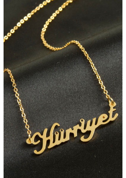 Ds-Derin Hürriyet Isimli Kolye -Sarı