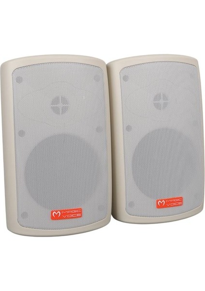 Magicvoice Mv-36 11 cm 50 Watt Komütatörlü Hat Trafolu Krem Beyaz Sütun Hoparlör (2'li Takım) fiyatları
