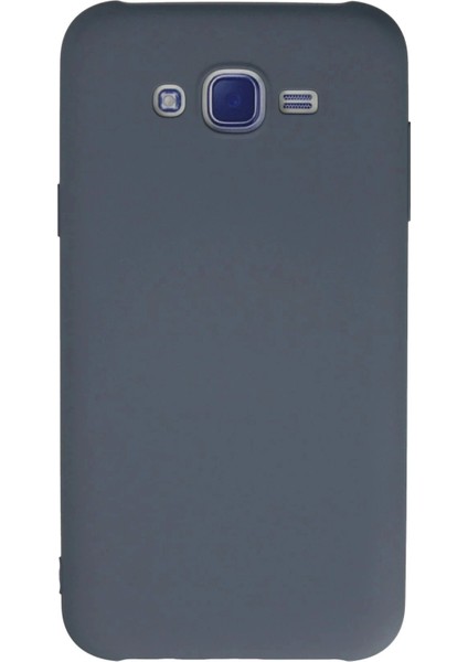 Bfs Samsung Galaxy J7 Kılıf Nano Içi Kadife Silikon - Gri