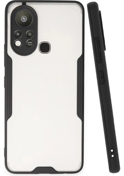 Bfs Infinix Hot 11S Kılıf Platin Silikon - Siyah