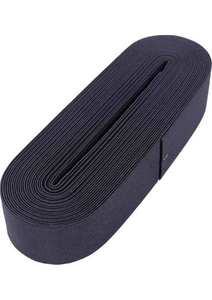 Siyah - 4cm Paça Lastik Yassı Geniş 10mt. (4915) Go-53-vice/(1395)