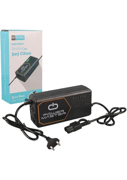 Powermaster PM-31801 60 Volt - 20 Amper Iec C15 Dişi Uçlu Kapasite Göstergeli Elektrikli Bisiklet Şarj Akü Cihazı (ADJ160-01) modelleri