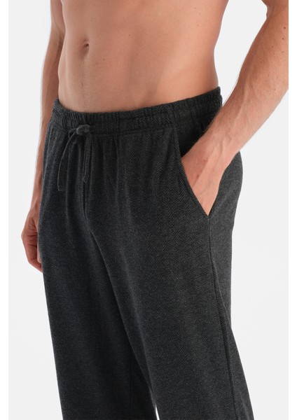 Antrasıt Boru Paça Örme Pantolon indirimleri