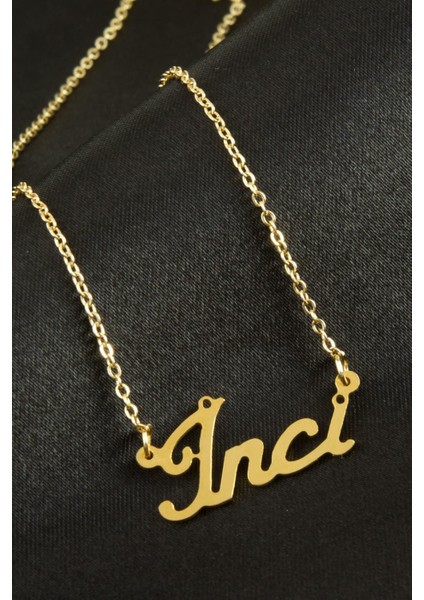 Ds-Derin Inci Isimli Kolye -Sarı