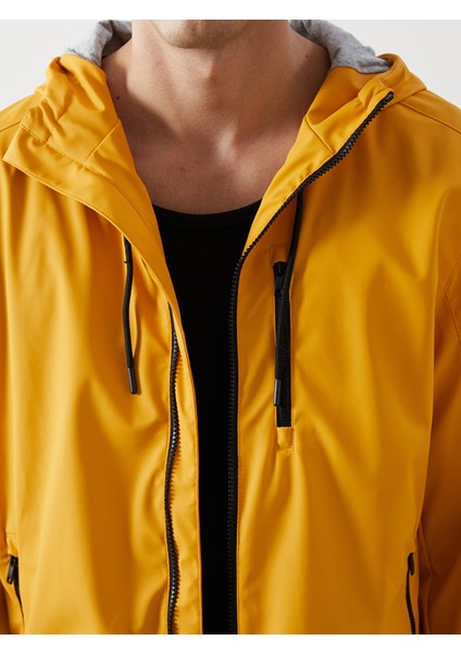 Yeni Sezon Standart Kalıp Kapüşonlu Erkek Ince Mont modelleri