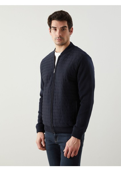 Yeni Sezon Standart Kalıp Kolej Yaka Erkek Triko Hırka