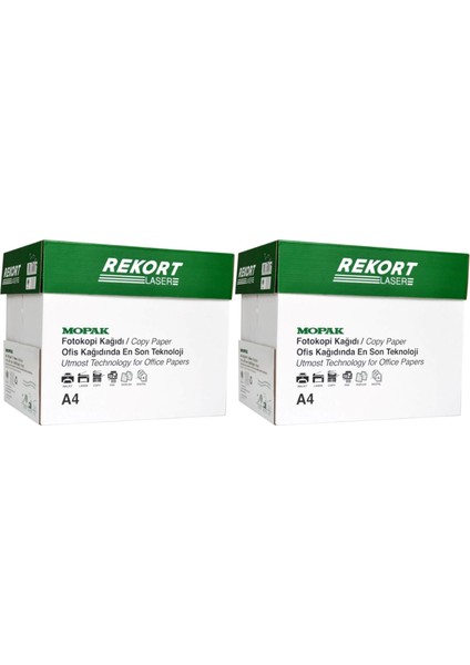 Rekort A4 80GR/M2 Fotokopi Kağıdı 5000 Adet (10PK*500)