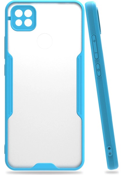 Bfs Xiaomi Redmi 9c Kılıf Platin Silikon - Mavi