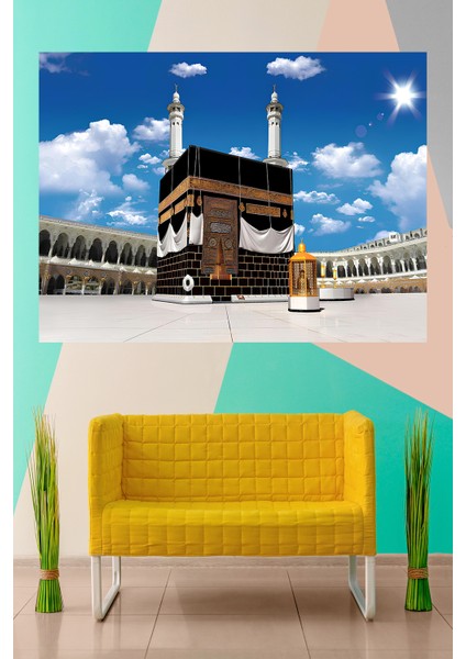 Kabe-I Muazzama Duvar Halısı Duvar Örtüsü Wall Tapestry