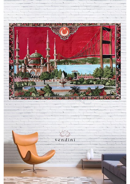 Nostalji Serisi Duvar Halısı Duvar Örtüsü