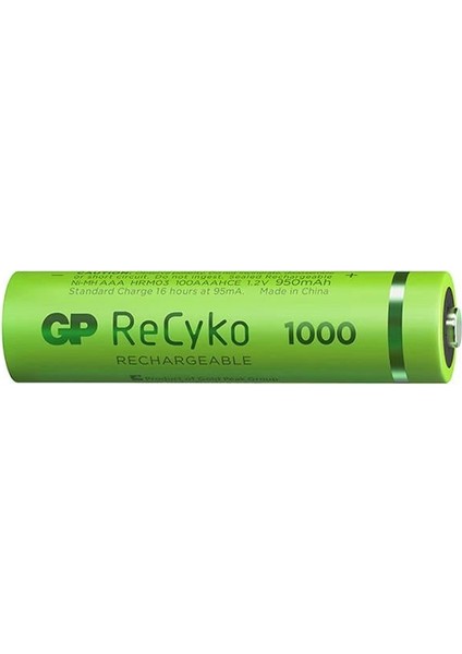 Gp Recyko 950 Mah R03 Aaa Şarjlı 2'li Pil fiyatları