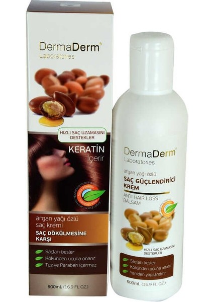Argan Yağı Özlü Saç Kremi Keratinli (Tuz ve Paraben Içermez) 500 ml fiyatları
