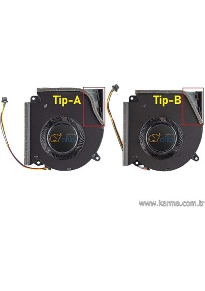 Asus Rog Strix G17 G713PV-LL091-F05 Uyumlu Notebook Fanı, Ver.2 - Sol Fan