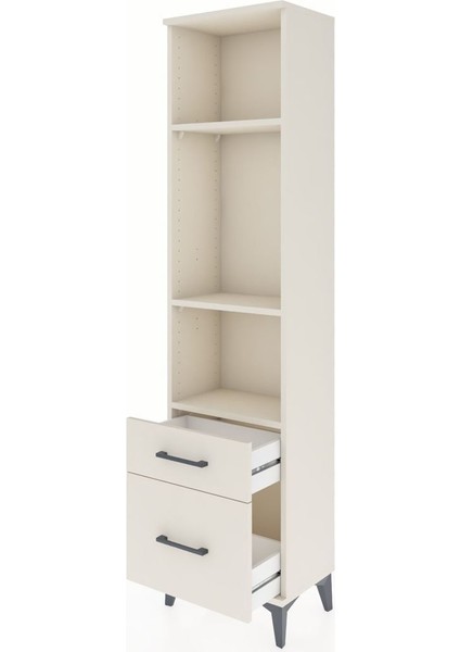 Arges Dolap 3 Raflı 2 Çekmeceli 44X30X182 Aytaşı-Aytaşı fırsatları