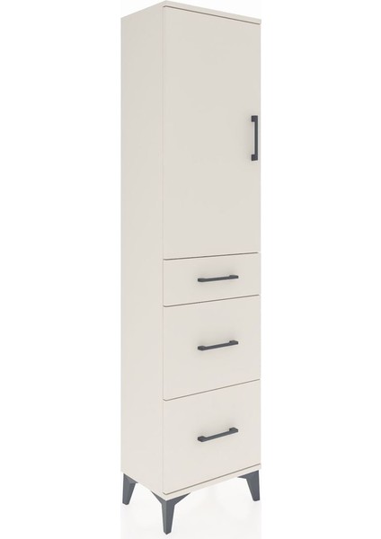 Arges Dolap 3 Raflı 3 Çekmeceli Tek Kapaklı 44X30X182 Aytaşı-Aytaşı fiyatları
