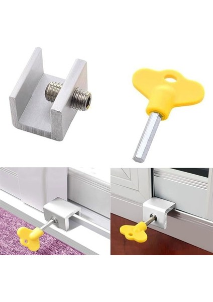 Sunup SN-14525 Ayarlanabilir Sürgülü Pencere Kilidi