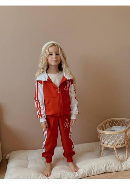 Kız Çocuk Kapüşonlu Kolej Hırkalı Kışlık Takım fırsatları